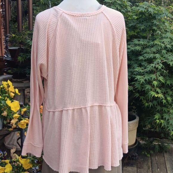 Torrid Brushed Waffle Knit Henley Top - Picture 4 of 9